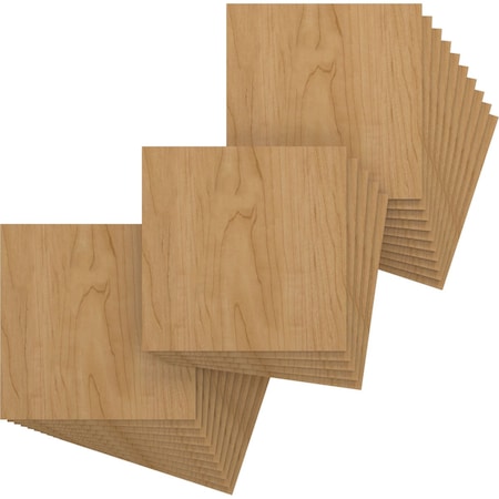15 3/4W X 15 3/4H X 3/8T Wood Hobby Boards, Maple, 25PK
